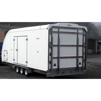 Woodford RL 7000 - Lukket trailer - 3.500 kg - Bred model - 3 aksler